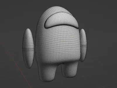 among us 3d robot model 3D model