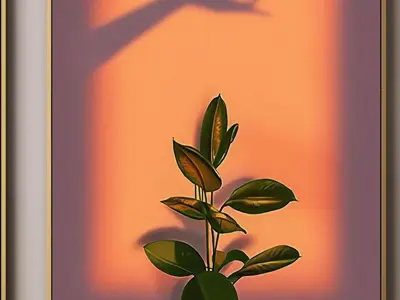 s decorative Modern painting 3D model