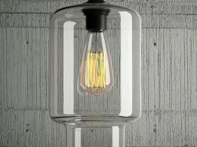 Hanging lamp 11 Loft Design 3D model