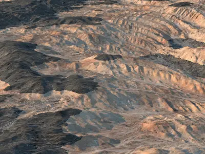 Desert Landscape 13 3D model