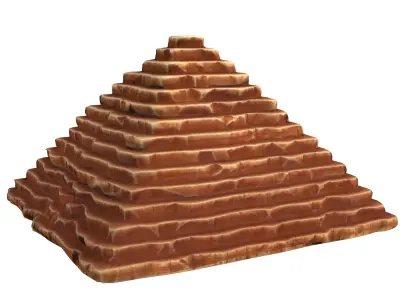 Cartoon Pyramid 3D model