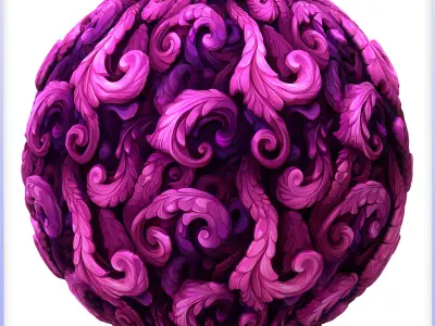 Stylized Foliage Seamless Texture Texture