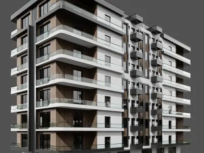 RESIDENTIAL BUILDING NO86 A 3D model