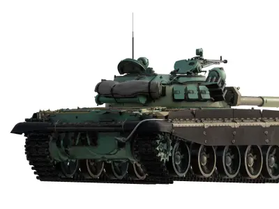 TANK T-62 3D model