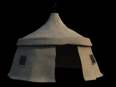 Tent v02 3D model