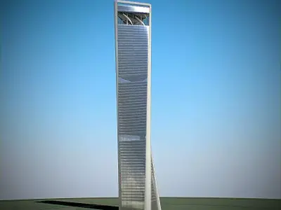 Skyscraper in shanghai 3D model