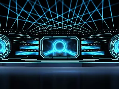 Event Stage 16 Design 3D model