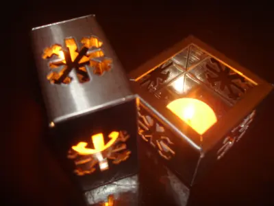 Christmas Tealight 3D model