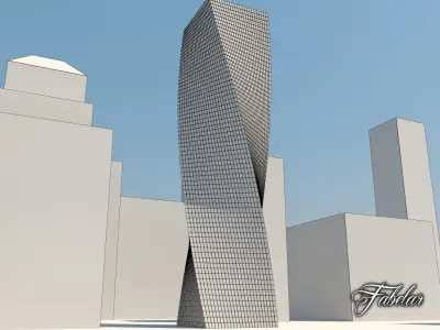 Building 16 Low-poly 3D model