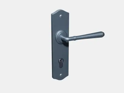 Door Handles Set-V1 Low-poly 3D model