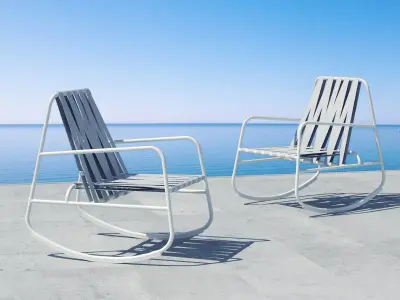 Dozequinze Rocking Chair 3D model