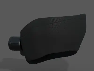 Gas mask respirator scifi futuristic 3d Artist  Low-poly 3D model