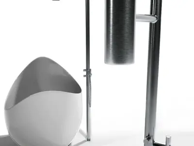 Bath Lunetta by Lupi 3D model