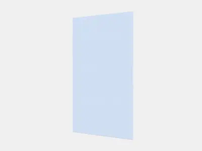 SVARTISDAL 4 panels for sliding door frame 3 Low-poly 3D model
