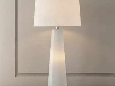 Set of 12 table lamps 3D model