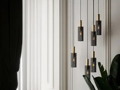 Vouge Small Pendant Lamp by Rubn 3D model