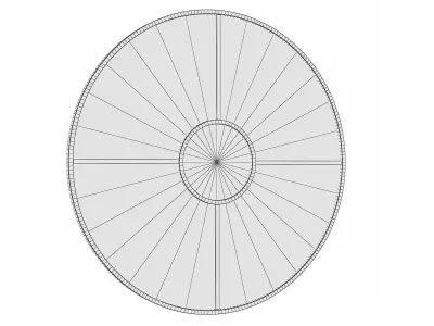 Mirror in a metal frame GZ-M1031 3D model