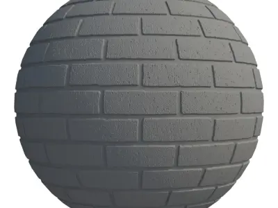 Royston Silver Grey Brick Texture Texture