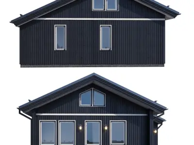 Modern house v83 3D model