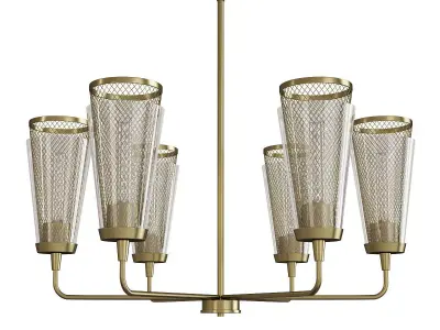 Abbott Chandelier Low-poly 3D model