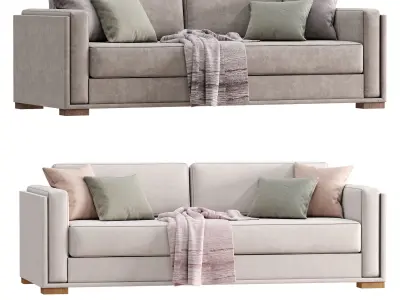 Sofa Nassau By West Elm 3D model