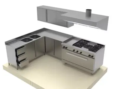 KITCHEN 40 3D model