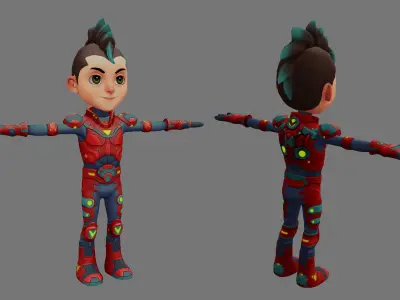 Maquo Scifi 3D model Low-poly 3D model