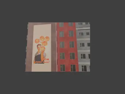 Pripyat apartment Stalker 3D model