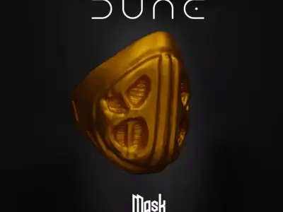 Dune Arrakis Face Mask -Dune Cosplay Helmet 3D print model