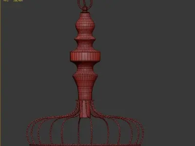 Hanging lamp LOFT HOUSE P-80 3D model
