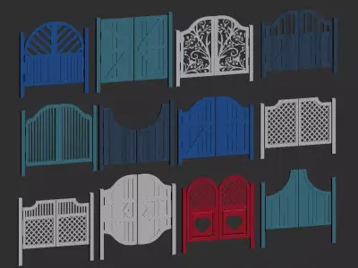 interior doors 3D model