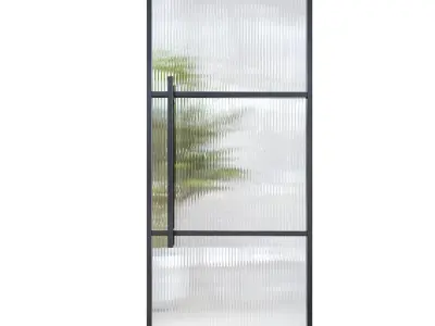 Stalen deuren huys doors 3D model