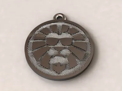 Glasses pendant 27 3D print model