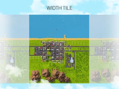 Low Poly Megapolis City Premium Pack  Low-poly 3D model