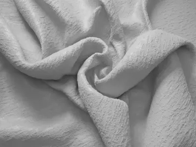 Heathered Blue Knit Fabric Texture