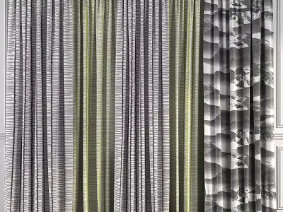 Curtain Set 56 3D model