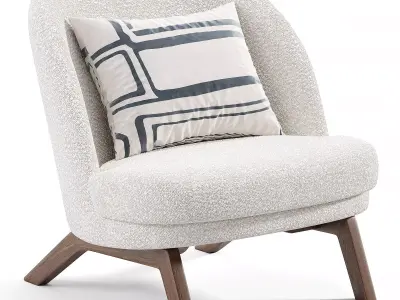 Pajl Armchair Low-poly 3D model