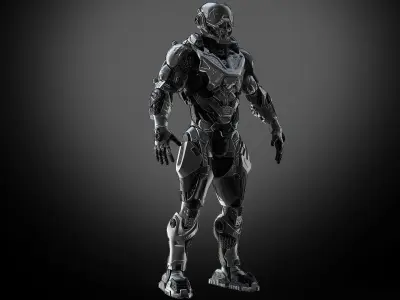 Cybernetist Zbrush 3D model