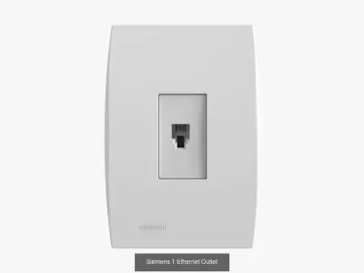 Siemens Outlets and Switches 3D Model Pack