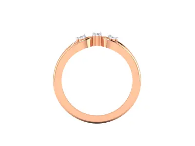 Women Ring  Render 3dm STL OBJ FBX MTLDetails 3D print model 5
