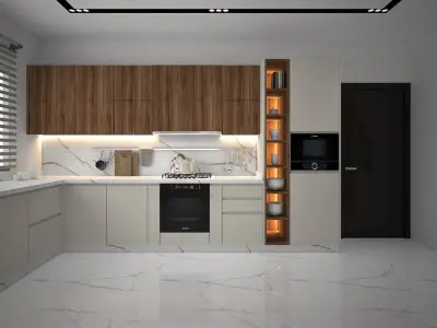 kitchen 3d model 3D model purchase