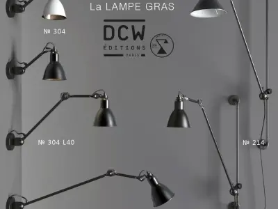 Sconce Set La Lampe GRAS 3D model