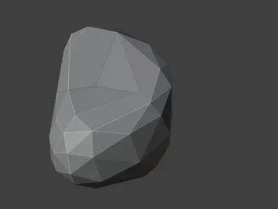Low Poly Rock 10 Free low-poly 3D model