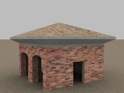 tourist hill stay place 3D model