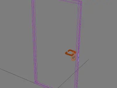 DOOR 1 MAX 2008 3D model