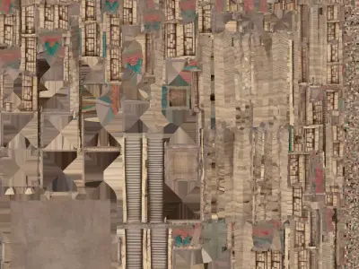 Ancient Maya Pyramid  3D model