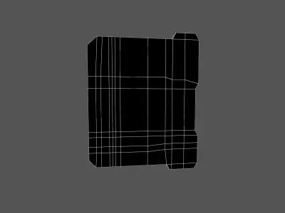 UHD High tech Graphical Interface v7 003 Low-poly 3D model