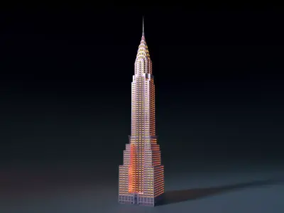 Chrysler Building 3D print model