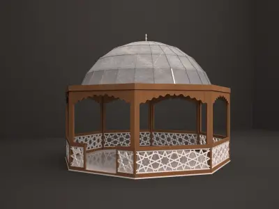 ottoman gazebo 3D model