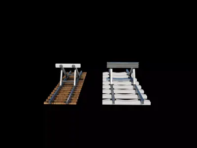 Buffer stop 3D model